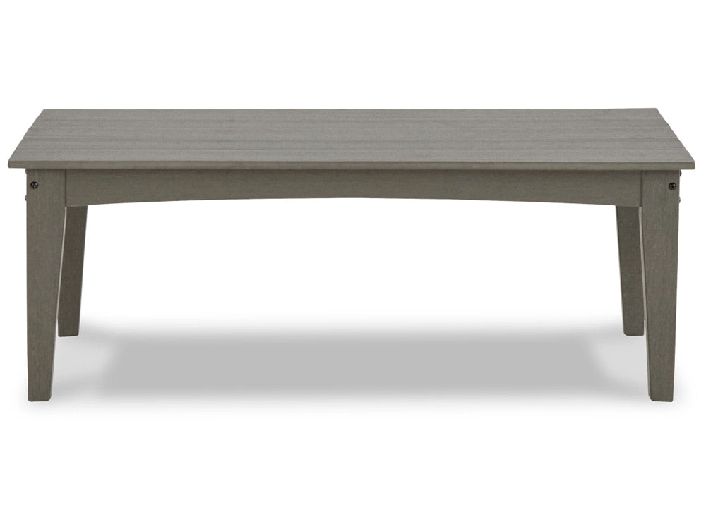 Signature Design by Ashley - Visola Outdoor Rectangular Cocktail Table in Gray - P802-701 veiw 1
