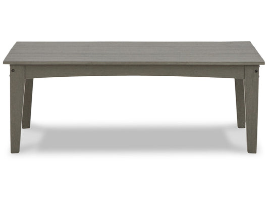 Signature Design by Ashley - Visola Outdoor Rectangular Cocktail Table in Gray - P802-701 veiw 1