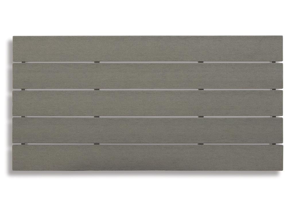 Signature Design by Ashley - Visola Outdoor Rectangular Cocktail Table in Gray - P802-701 veiw 3