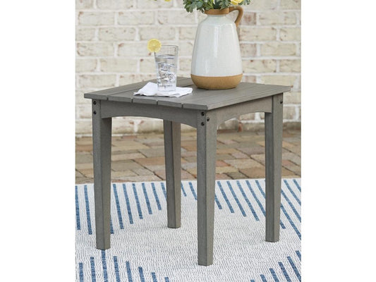 Signature Design by Ashley - Visola Outdoor Square End Table in Gray - P802-702 veiw 2