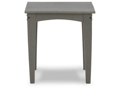 Signature Design by Ashley - Visola Outdoor Square End Table in Gray - P802-702 veiw 3