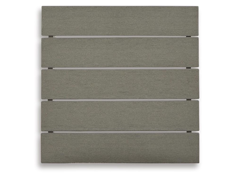 Signature Design by Ashley - Visola Outdoor Square End Table in Gray - P802-702 veiw 4