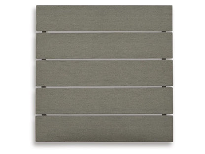 Signature Design by Ashley - Visola Outdoor Square End Table in Gray - P802-702 veiw 4