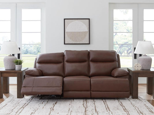 Signature Design by Ashley - VonRyan Pwr Rec Sofa With Adj Headrest in Tobacco - U1040015 veiw 2