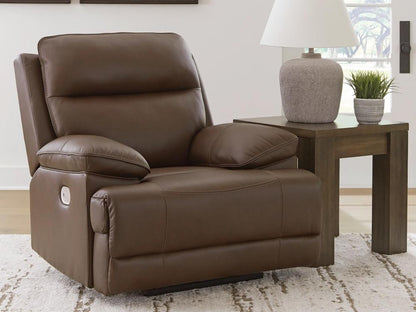 Signature Design by Ashley - VonRyan Pwr Recliner/Adj Headrest in Tobacco - U1040013 veiw 2
