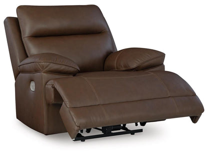 Signature Design by Ashley - VonRyan Pwr Recliner/Adj Headrest in Tobacco - U1040013 veiw 3