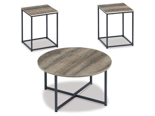 Signature Design by Ashley - Wadeworth Occasional Table (Set of 3) in Two-Tone - T103-213 veiw 1