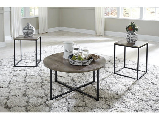Signature Design by Ashley - Wadeworth Occasional Table (Set of 3) in Two-Tone - T103-213 veiw 2