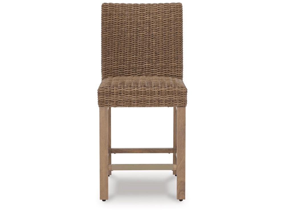 Signature Design by Ashley - Walton Bridge Outdoor Barstool (Set of 2) in Driftwood - P749-130 veiw 1