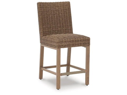 Signature Design by Ashley - Walton Bridge Outdoor Barstool (Set of 2) in Driftwood - P749-130 veiw 3