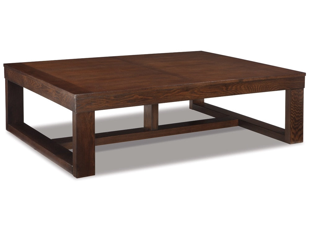 Signature Design by Ashley - Watson Rectangular Cocktail Table in Dark Brown - T481-1 veiw 1
