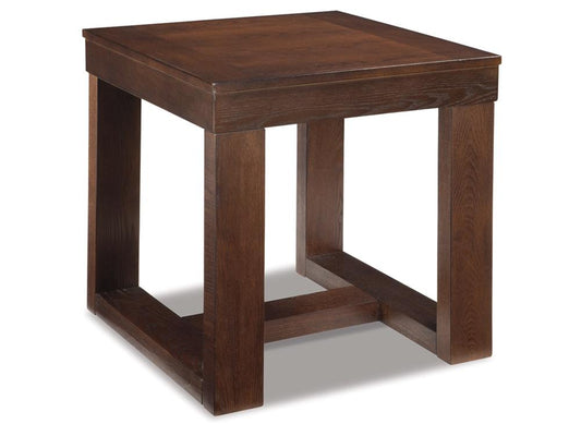 Signature Design by Ashley - Watson Square End Table in Dark Brown - T481-2 veiw 1
