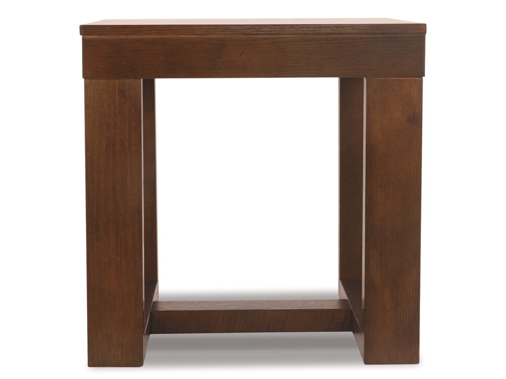 Signature Design by Ashley - Watson Square End Table in Dark Brown - T481-2 veiw 3
