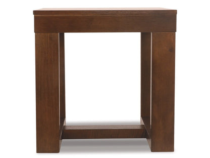 Signature Design by Ashley - Watson Square End Table in Dark Brown - T481-2 veiw 3