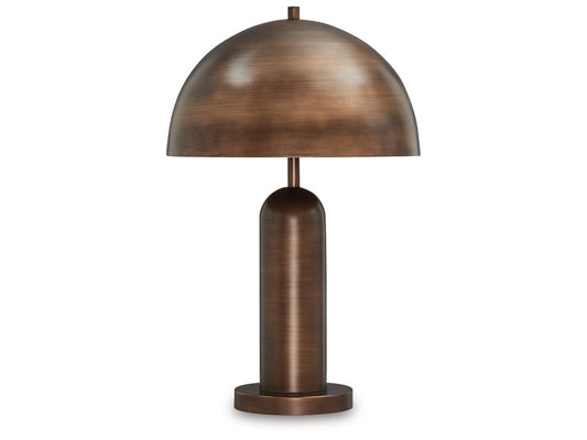 Signature Design by Ashley - Wendfield Metal Table Lamp in Antique Copper Finish - L208434 veiw 1