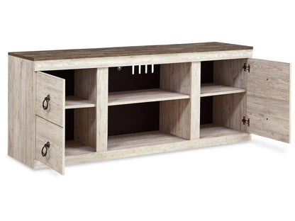 Signature Design by Ashley - Willowton 60in TV Stand in Whitewash - EW0267-268 veiw 3
