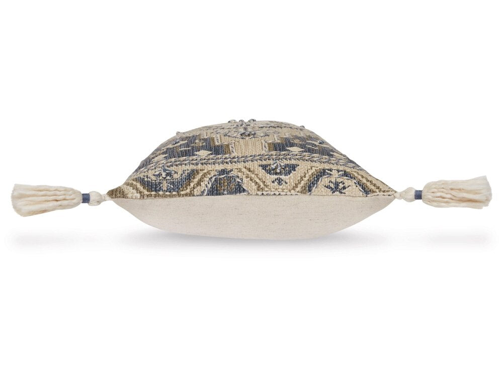 Signature Design by Ashley - Winbury Pillow (Set of 4) in Blue/Tan/White - A1001035 veiw 3