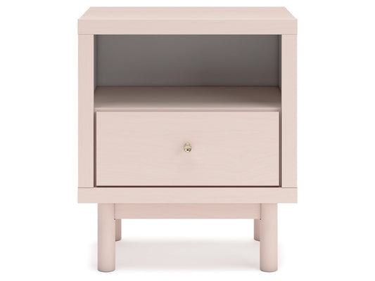 Signature Design by Ashley - Wistenpine One Drawer Night Stand in Blush - B1323-91 veiw 1