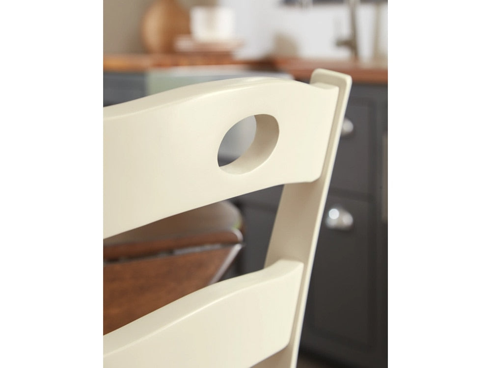Signature Design by Ashley - Woodanville Dining Room Side Chair (Set Of 2) in White/Brown - D335-01 veiw 3