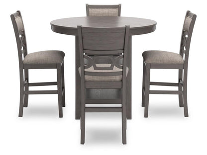 Signature Design by Ashley - Wrenning Drm Counter Table (Set of 5) in Gray - D425-223 veiw 1