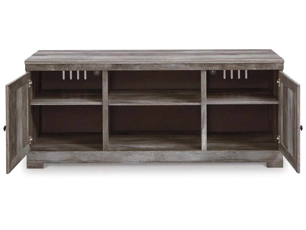 Signature Design by Ashley - Wynnlow LG TV Stand w/Fireplace Option in Gray - W440-68 veiw 3