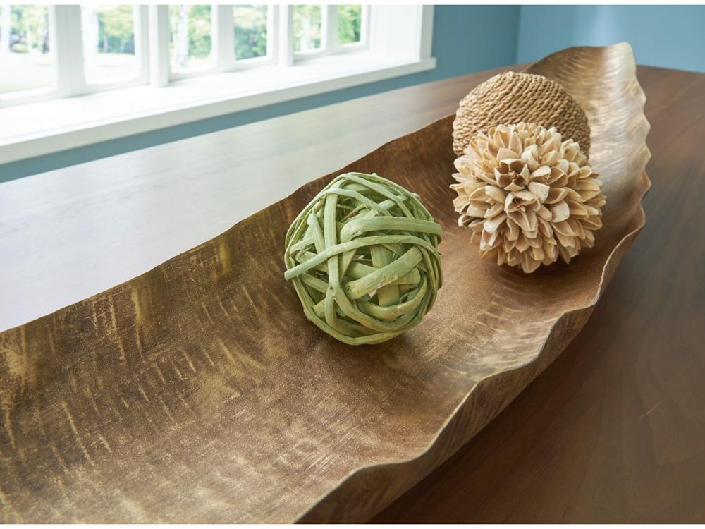 Signature Design by Ashley - Wystenburg Tray in Antique Gold Finish - A2000744 veiw 3