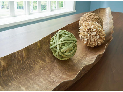 Signature Design by Ashley - Wystenburg Tray in Antique Gold Finish - A2000744 veiw 3