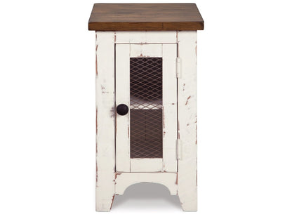 Signature Design by Ashley - Wystfield Chair Side End Table in White/Brown - T459-7 veiw 4
