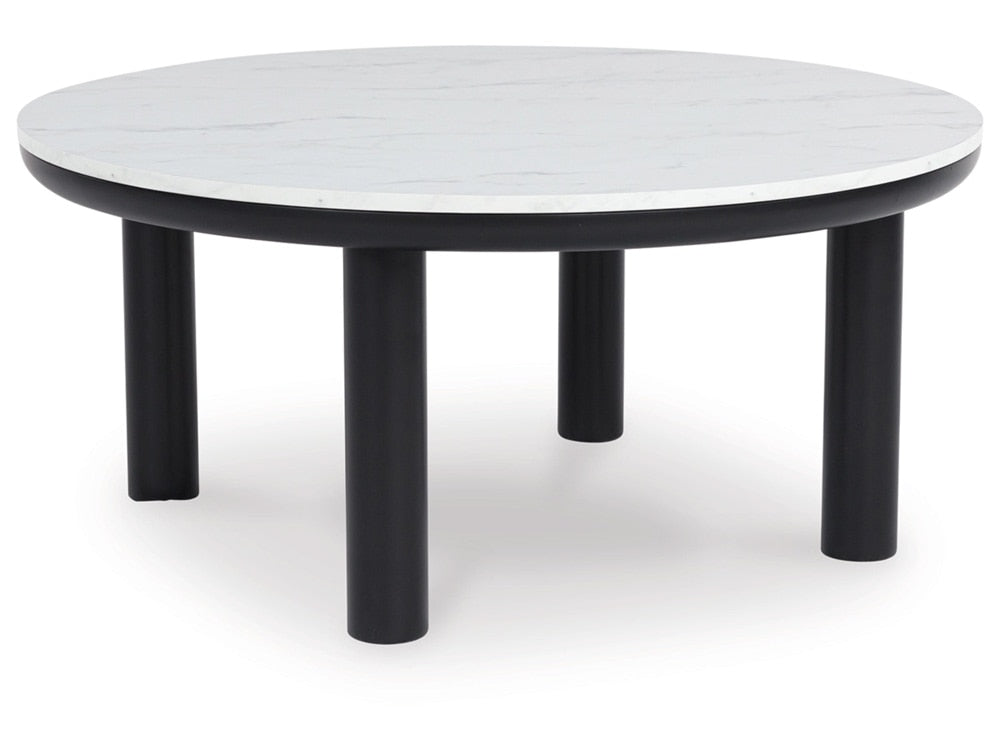 Signature Design by Ashley - Xandrum Occasional Table (Set of 3) in Black/White - T159-13 veiw 3