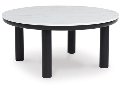 Signature Design by Ashley - Xandrum Occasional Table (Set of 3) in Black/White - T159-13 veiw 3