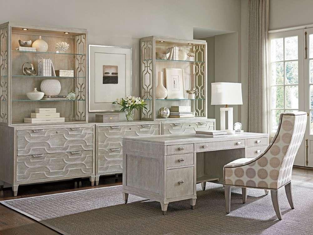 Sligh - Avery Executive Desk - Greystone - 250-400 veiw 2