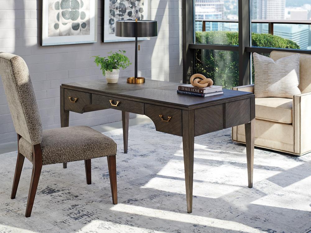 Sligh - Studio Designs Bennett Writing Desk, Medium Brown - 103-410 veiw 2