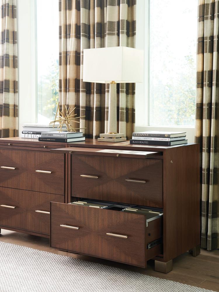Sligh - Studio Designs Berwick File Chest, Dark Brown - 104-450 veiw 3