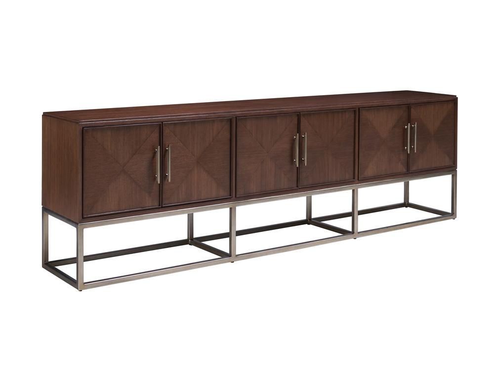 Sligh - Studio Designs Cameron Long Media Console, Dark Brown - 104-661 veiw 1