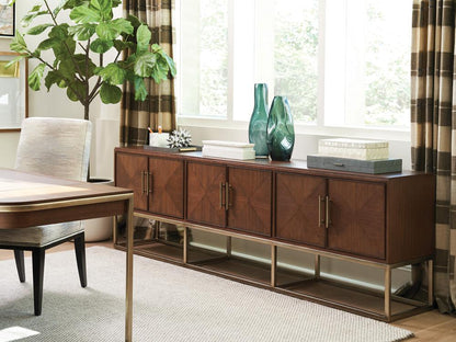 Sligh - Studio Designs Cameron Long Media Console, Dark Brown - 104-661 veiw 2