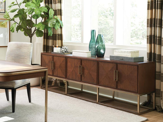Sligh - Studio Designs Cameron Long Media Console, Dark Brown - 104-661 veiw 2