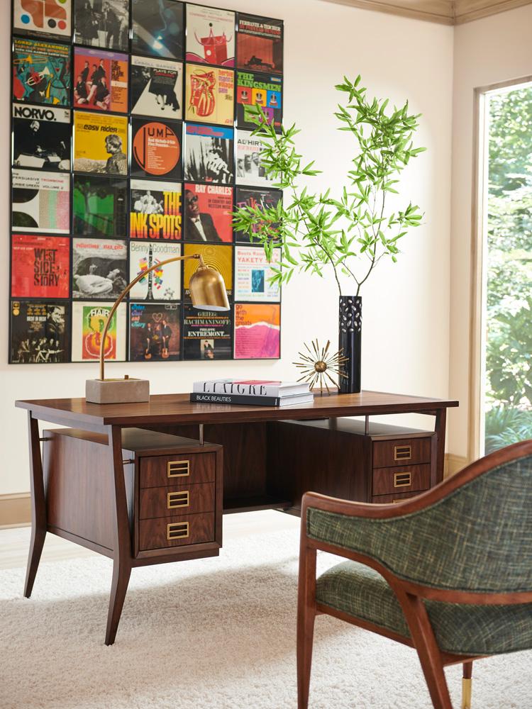 Sligh - Studio Designs Cranbrook Writing Desk, Gray - 100MC-410 veiw 2