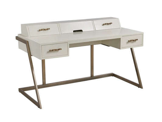 Sligh - Studio Designs Langley Writing Desk, Linen White - 105-410 veiw 1
