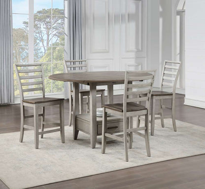 Steve Silver - Abacus 5pc Drop Leaf Counter Dining Set - CU200PTTB500CC5PC veiw 1