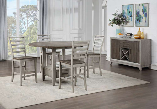 Steve Silver - Abacus 6pc Drop Leaf Counter Dining Set - CU200PTTB500CC6PC veiw 1