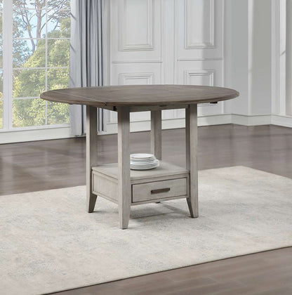 Steve Silver - Abacus Drop Leaf Counter Table - CU200PTTB veiw 4