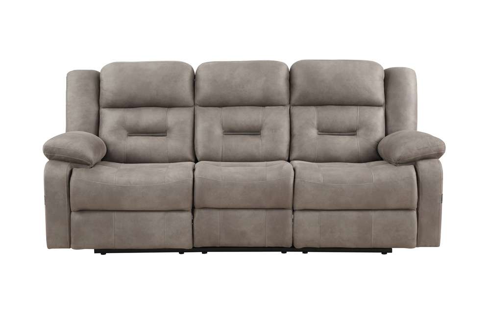Steve Silver - Abilene Manual Reclining Sofa with Drop-Down Console, Tan - ABE900SN veiw 1