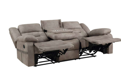 Steve Silver - Abilene Manual Reclining Sofa with Drop-Down Console, Tan - ABE900SN veiw 3
