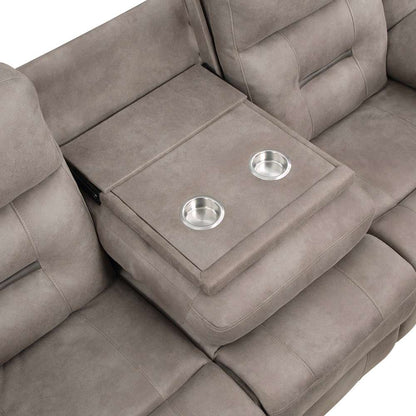 Steve Silver - Abilene Manual Reclining Sofa with Drop-Down Console, Tan - ABE900SN veiw 5