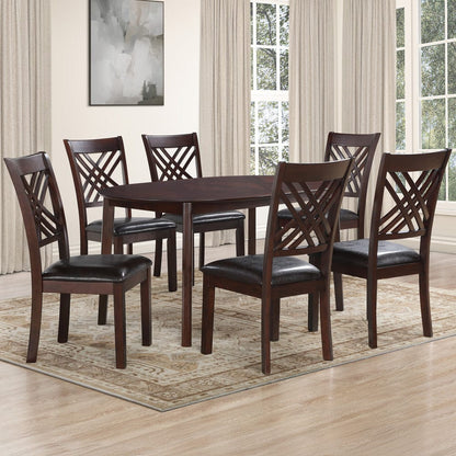 Steve Silver - Adrian Oval Table - 7-Piece Set (T+6S) - AD400-D7PC view 1