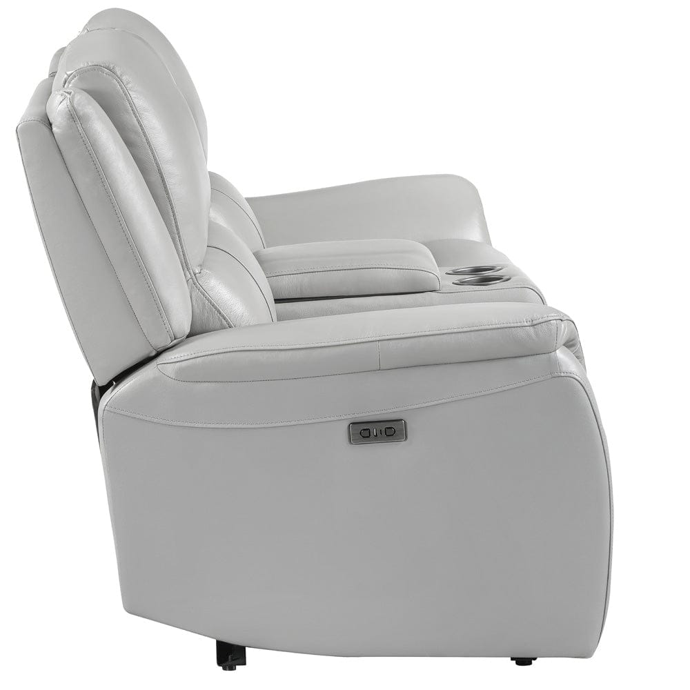 Steve Silver - Alexandria Leather Power Reclining Conso - ALX70629T-3PC-LOVESE view 3
