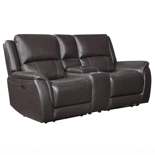 Steve Silver - Alexandria Power Leather Reclining Conso - ALX70629G-3PC-LOVESE view 1