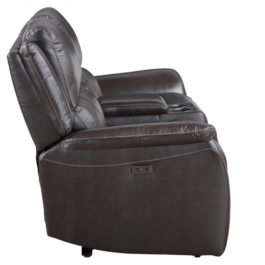Steve Silver - Alexandria Power Leather Reclining Conso - ALX70629G-3PC-LOVESE view 2