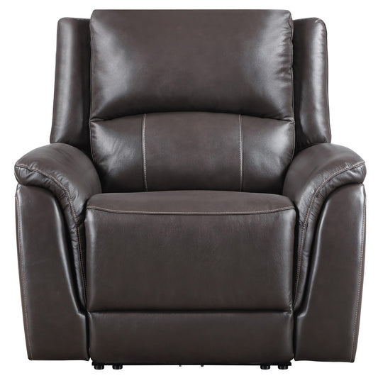 Steve Silver - Alexandria Power Recliner Chocolate - ALX70629RG view 2