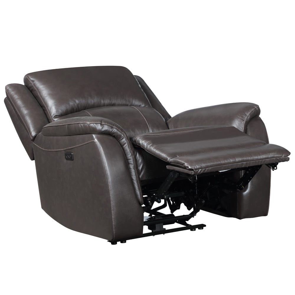 Steve Silver - Alexandria Power Recliner Chocolate - ALX70629RG view 4
